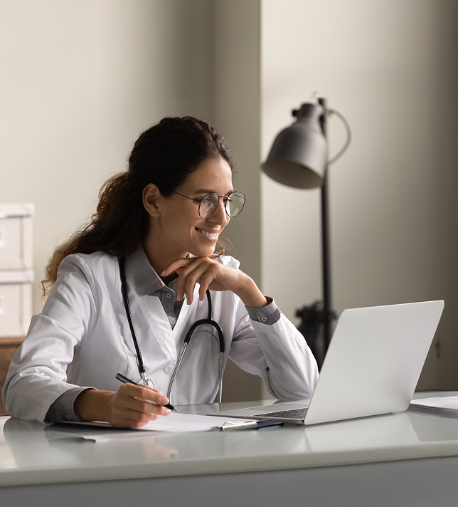 women working with laptop